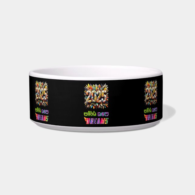2025 met nieuwe dromen voerbakje (Voorkant)