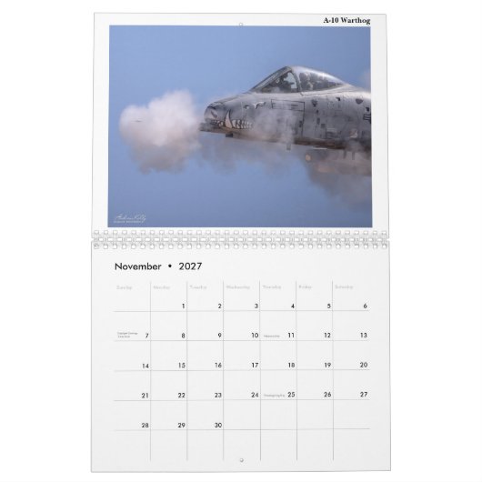 2025 Militaire Luchtvaart Fotokalender Kalender (Nov 2027)