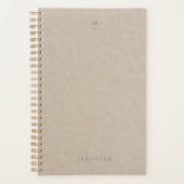 2025 Minimalistisch aanpasbaar Planner (Voorkant)