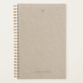 2025 Minimalistisch aanpasbaar Planner