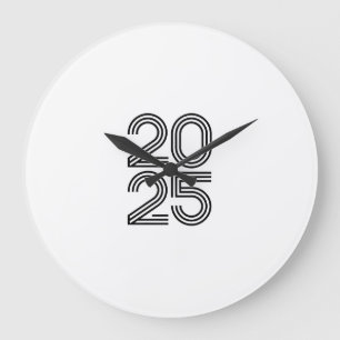 2025 minimalistisch T-shirt - Design voor het nieu Grote Klok