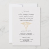 2025 Minimalistische Afstuderen verpleegkundige pi Kaart (Voorkant)