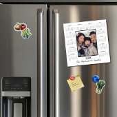 2025 Minimalistische Magneet Fotokalender Vakantie