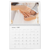 2025 Minimalistische moderne Gepersonaliseerd foto Kalender (Jan 2027)