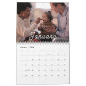 2025 Modern Creëer Uw eigen aangepaste familiefoto Kalender (Jan 2026)