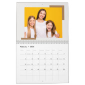 2025 Modern Creëer Uw eigen aangepaste familiefoto Kalender (Feb 2026)