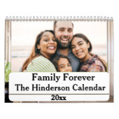 2025 Modern Creëer Uw eigen aangepaste familiefoto Kalender (Hoes)