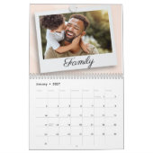 2025 Modern Creëer Uw eigen aangepaste familiefoto Kalender (Jan 2027)