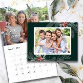 2025 Modern handschrift Script Familiefoto Kalender