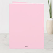 2025 Modern Kerstmis vrolijk en felrood roze Kaart (Achterkant)