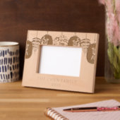 2025 Modern Lunar Nieuwjaar familienaam Gegraveerde Lijstjes (Links)