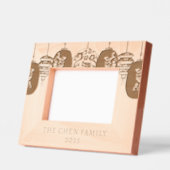 2025 Modern Lunar Nieuwjaar familienaam Gegraveerde Lijstjes (Links)