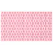 2025 Modern Merry and Bright Red Pink Christmas Tafelkleed (Voorkant (Horizontaal))