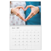 2025 Modern Script 13 Familiefoto's Kalender (Mar 2027)