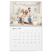 2025 Modern Script 13 Familiefoto's Kalender (Feb 2027)