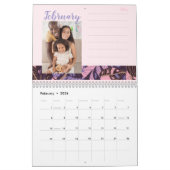 2025 Moderne aangepaste familie foto Creëer uw eig Kalender (Feb 2026)