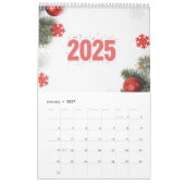 2025 Moderne aangepaste foto Creëer Uw eigen famil Kalender (Jan 2027)