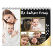2025 Moderne aangepaste foto Creëer uw eigen famil Kalender (Hoes)