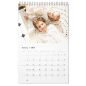 2025 Moderne aangepaste foto Creëer uw eigen famil Kalender (Jan 2027)