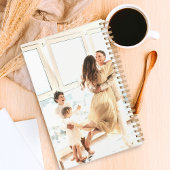 2025 Moderne aangepaste foto Creëer uw eigen famil Planner