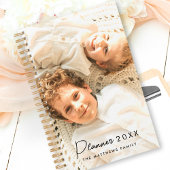 2025 Moderne aangepaste foto Creëer uw eigen famil Planner
