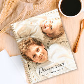 2025 Moderne aangepaste foto Creëer uw eigen famil Planner