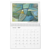 2025 Moderne Abstracte Kleurrijke Cool Art Paintin Kalender (Jan 2027)