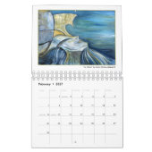 2025 Moderne Abstracte Kleurrijke Cool Art Paintin Kalender (Feb 2027)