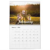2025 Moderne Custom Family Fotokalender – Creëer Kalender (Feb 2026)