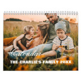 2025 Moderne Custom Family Fotokalender – Creëer Kalender (Hoes)
