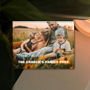 2025 Moderne Custom Family Fotokalender – Creëer Kalender