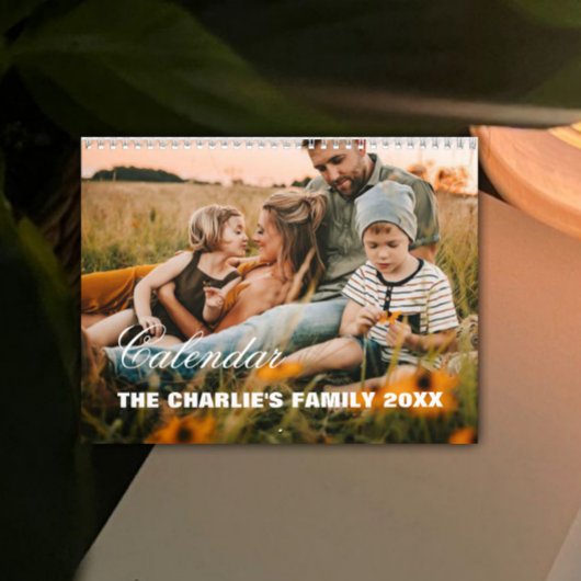 2025 Moderne Custom Family Fotokalender – Creëer Kalender