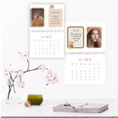 2025 Moderne Maandelijkse Quote Custom Family Foto Kalender