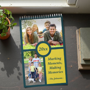 2025 Moderne Minimalistische Aangepaste Familie Fo Kalender