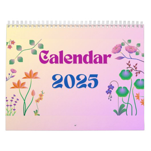 2025 Moderne natuurlijke scènes inspirerend quotes Kalender (Hoes)