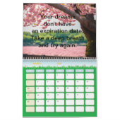 2025 Moderne natuurlijke scènes inspirerend quotes Kalender (Mar 2027)