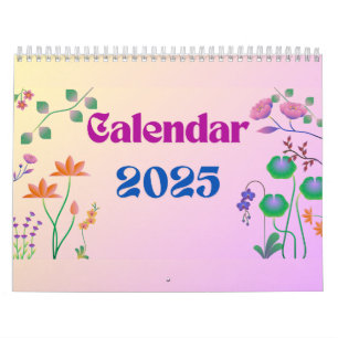 2025 Moderne natuurlijke scènes inspirerend quotes Kalender