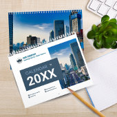 2025 Moderne Script Familie Foto Muur Kalender