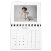 2025 Moderne Zwarte Beige Amerikaanse Maandplanner Kalender (Mar 2027)