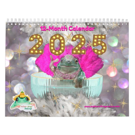 2025 Moeder van Kikkers Reddingskalender Kalender (Hoes)