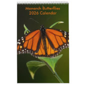 2025 Monarch Butterflies One Page Kalender (Hoes)