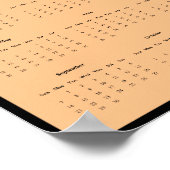 2025 Monarch Butterfly Wall Calendar Poster (Hoek)