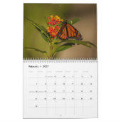 2025 Monarch vlinders kalender (Feb 2027)