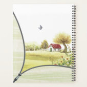 2025 Monogram Naam Mooi Maandelijks Planner (Achterkant)