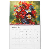 2025. Mooie heldere bloemen Kalender (Feb 2027)