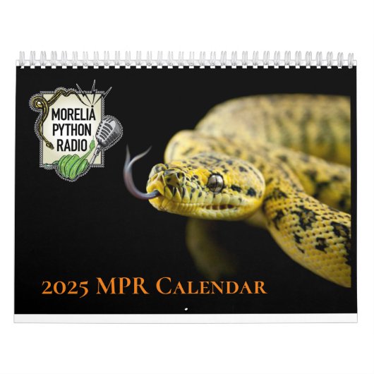 2025 Morelia Python Radio Kalender (Hoes)