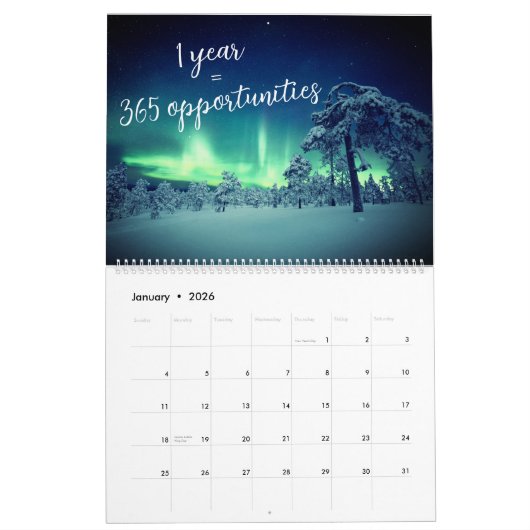 2025 Motivatie offertes Kalender (Jan 2026)
