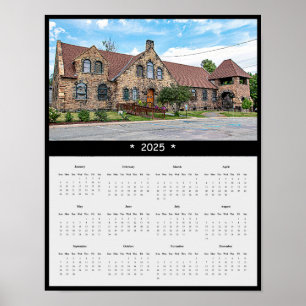 2025 Mt Moriah Presbyteriaanse Kerk Muur Kalender Poster