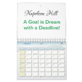 2025 Napoleon Hill, een doel is een droom deadline Kalender (Feb 2027)