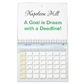 2025 Napoleon Hill, een doel is een droom deadline Kalender (Jan 2027)